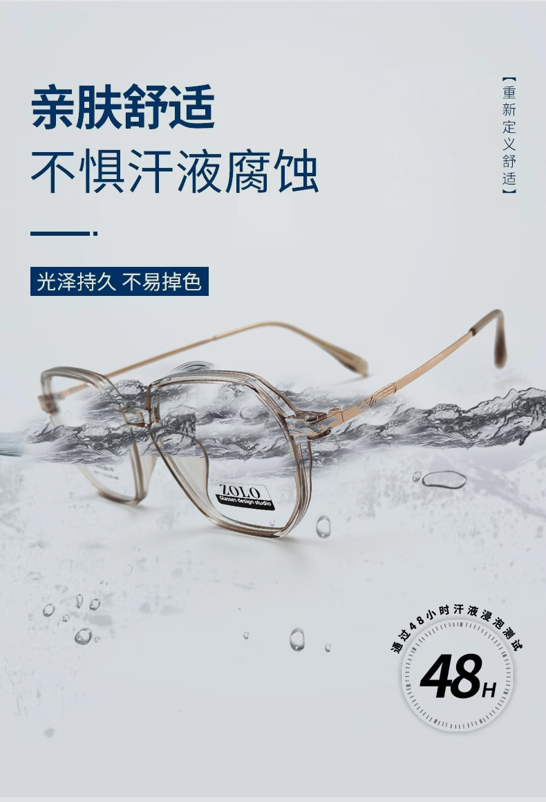 ZOLO 板材大框与 GMG 纯钛圆框 高颜值近视镜框合集图4