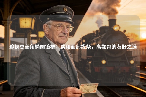 珍视杰菱角椭圆镜框：柔和面部线条，高颧骨的友好之选