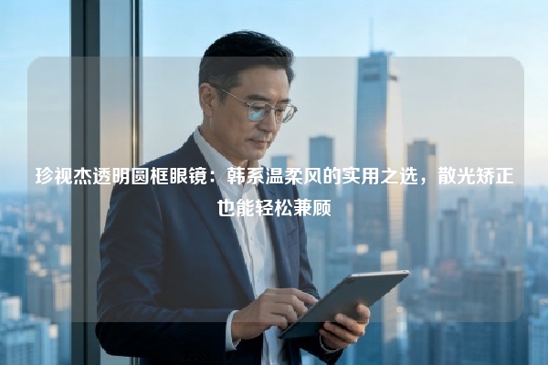 珍视杰透明圆框眼镜：韩系温柔风的实用之选，散光矫正也能轻松兼顾