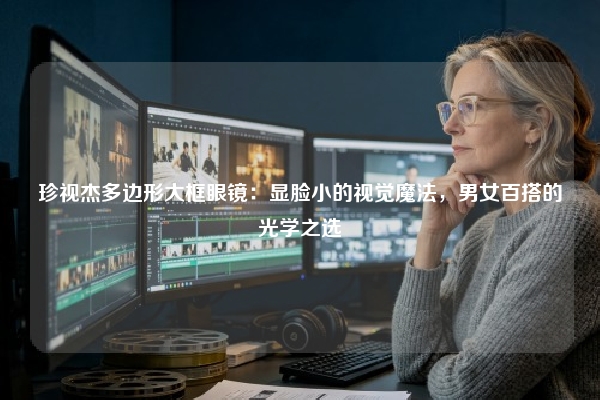 珍视杰多边形大框眼镜：显脸小的视觉魔法，男女百搭的光学之选