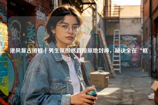 港风复古镜框｜男生氛围感直接原地封神，秘诀全在“框”里