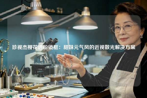 珍视杰樱花透粉镜框：甜妹元气风的近视散光解决方案