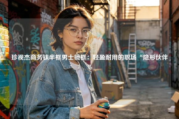 珍视杰商务钛半框男士镜框：轻盈耐用的职场“隐形伙伴”