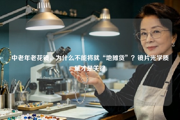 中老年老花镜，为什么不能将就“地摊货”？镜片光学质量才是关键
