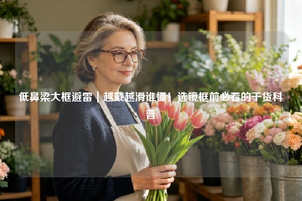 低鼻梁大框避雷｜越戴越滑谁懂！选镜框前必看的干货科普