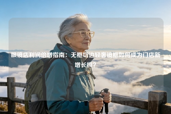 眼镜店利润倍增指南：无框切边轻奢镜框如何成为门店新增长极？