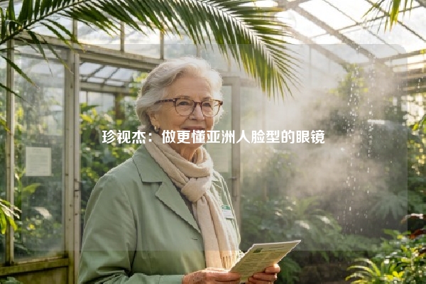 珍视杰：做更懂亚洲人脸型的眼镜