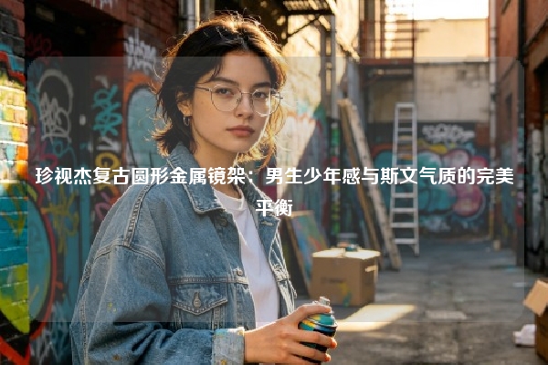 珍视杰复古圆形金属镜架：男生少年感与斯文气质的完美平衡