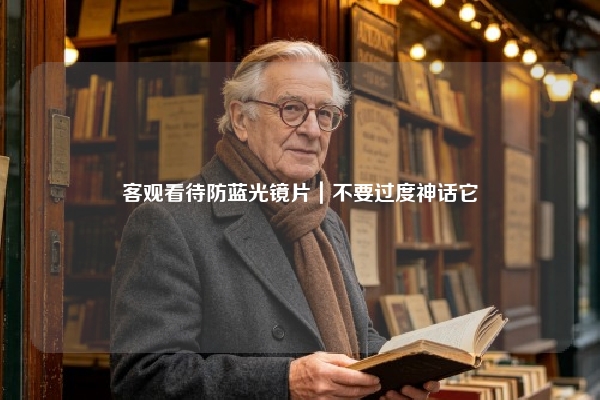 客观看待防蓝光镜片｜不要过度神话它
