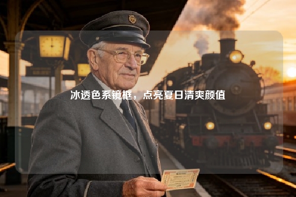 冰透色系镜框，点亮夏日清爽颜值