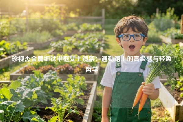 珍视杰金属细钛半框女士镜架：通勤路上的高级感与轻盈哲学