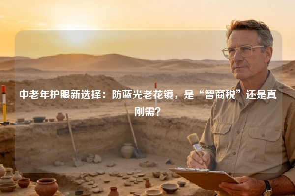 中老年护眼新选择：防蓝光老花镜，是“智商税”还是真刚需？