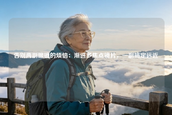 告别两副眼镜的烦恼：渐进多焦点镜片，一副搞定远近