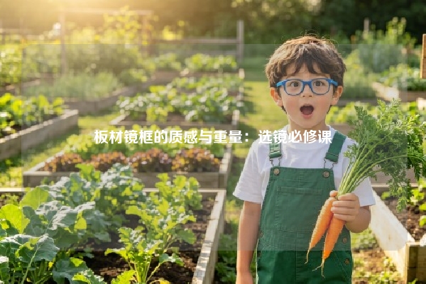 板材镜框的质感与重量:选镜必修课