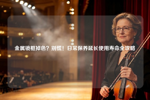 金属镜框掉色？别慌！日常保养延长使用寿命全攻略