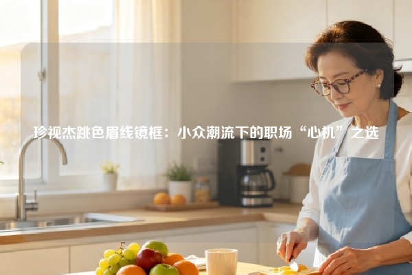 珍视杰跳色眉线镜框:小众潮流下的职场“心机”之选