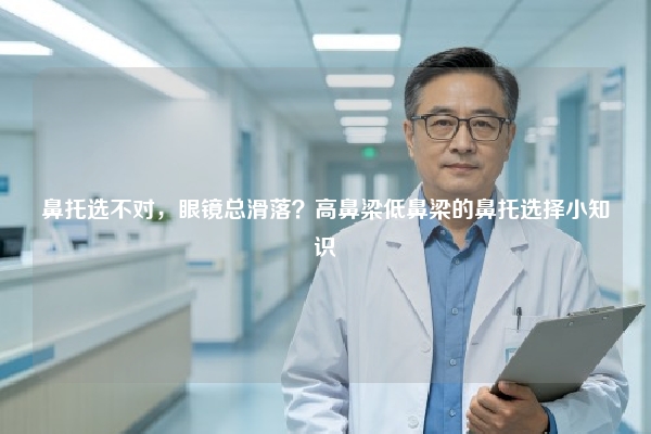 鼻托选不对，眼镜总滑落？高鼻梁低鼻梁的鼻托选择小知识