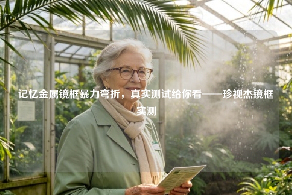 记忆金属镜框暴力弯折，真实测试给你看——珍视杰镜框实测