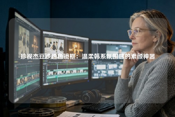 珍视杰豆沙透色镜框：温柔韩系氛围感的素颜神器