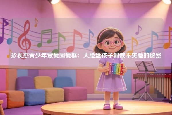 珍视杰青少年宽镜圈镜框:大脸盘孩子佩戴不夹脸的秘密