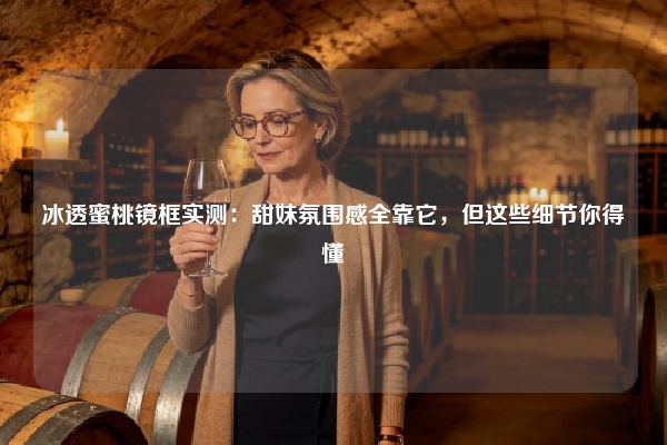 冰透蜜桃镜框实测:甜妹氛围感全靠它,但这些细节你得懂
