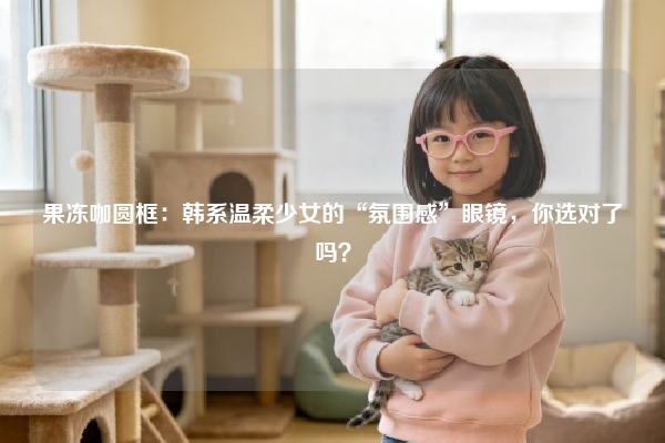 果冻咖圆框：韩系温柔少女的“氛围感”眼镜，你选对了吗？