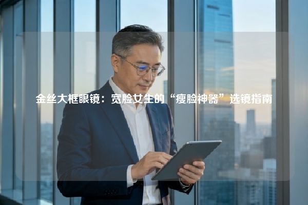 金丝大框眼镜:宽脸女生的“瘦脸神器”选镜指南