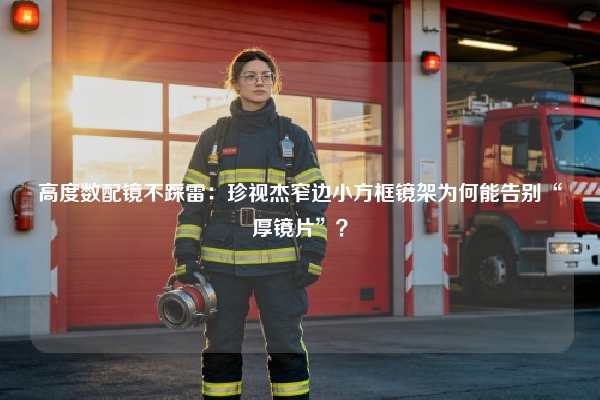高度数配镜不踩雷：珍视杰窄边小方框镜架为何能告别“厚镜片”？