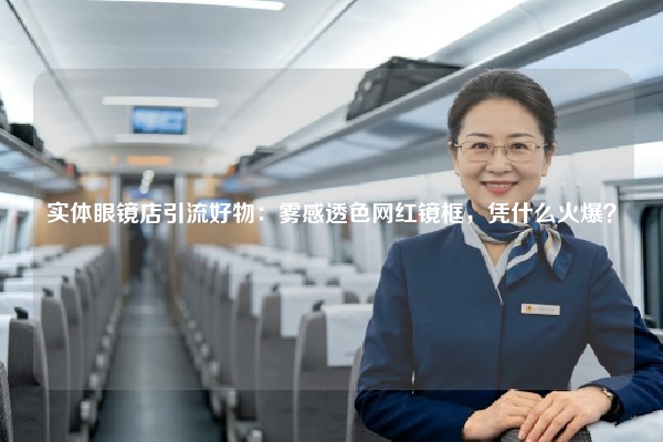 实体眼镜店引流好物:雾感透色网红镜框,凭什么火爆?