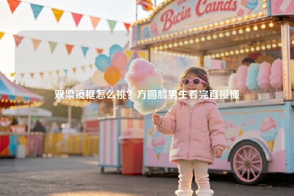 双梁镜框怎么挑？方圆脸男生看完直接懂