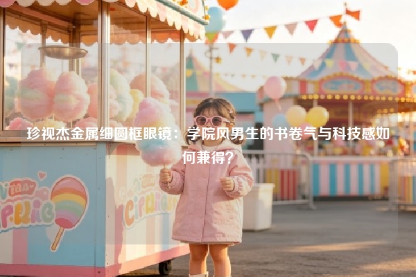 珍视杰金属细圆框眼镜：学院风男生的书卷气与科技感如何兼得？