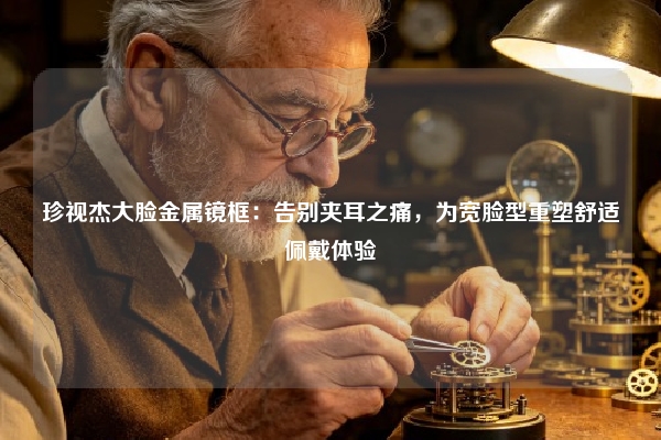 珍视杰大脸金属镜框：告别夹耳之痛，为宽脸型重塑舒适佩戴体验