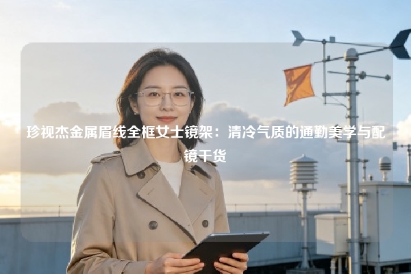 珍视杰金属眉线全框女士镜架:清冷气质的通勤美学与配镜干货