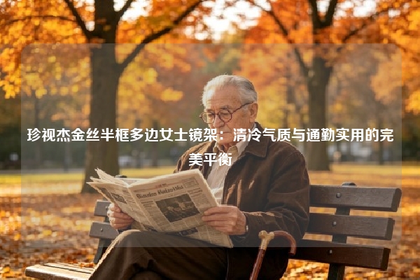 珍视杰金丝半框多边女士镜架：清冷气质与通勤实用的完美平衡