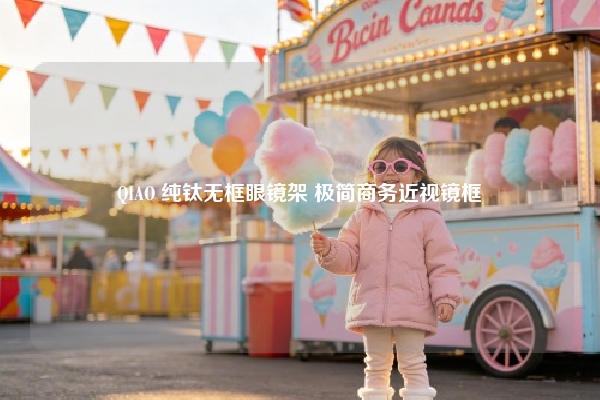 QIAO 纯钛无框眼镜架 极简商务近视镜框
