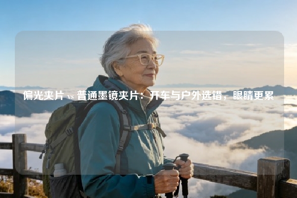 偏光夹片 vs 普通墨镜夹片：开车与户外选错，眼睛更累