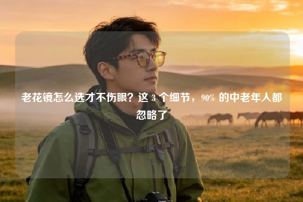老花镜怎么选才不伤眼？这 3 个细节，90% 的中老年人都忽略了