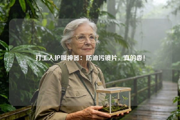 打工人护眼神器：防油污镜片，真的香！