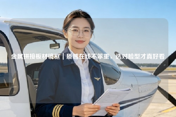 金属拼接板材镜框｜质感在线不笨重，选对脸型才真好看