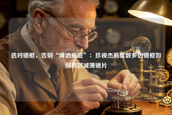 选对镜框，告别“啤酒瓶底”：珍视杰高度数多边镜框如何有效减薄镜片