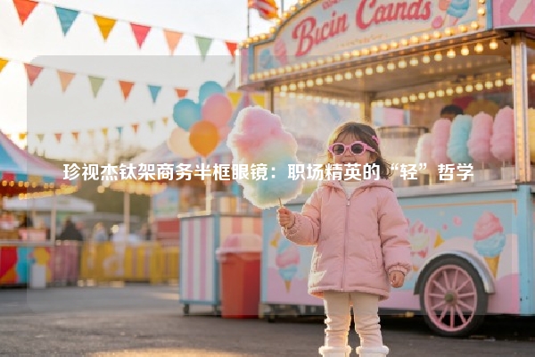 珍视杰钛架商务半框眼镜：职场精英的“轻”哲学