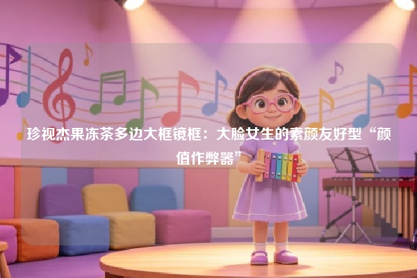 珍视杰果冻茶多边大框镜框：大脸女生的素颜友好型“颜值作弊器”