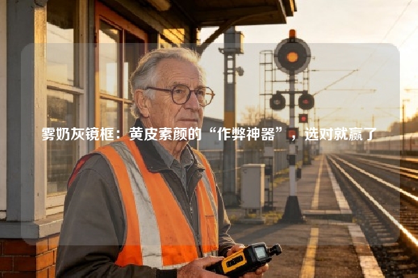 雾奶灰镜框：黄皮素颜的“作弊神器”，选对就赢了