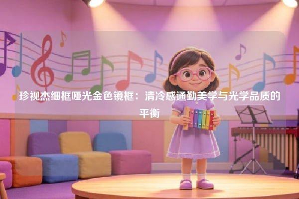 珍视杰细框哑光金色镜框：清冷感通勤美学与光学品质的平衡