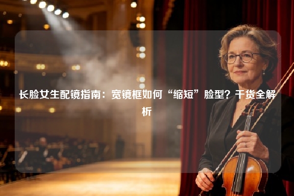 长脸女生配镜指南：宽镜框如何“缩短”脸型？干货全解析