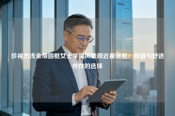 珍视杰浅金细圆框女士学院风素颜近视镜框：颜值与舒适并存的选择