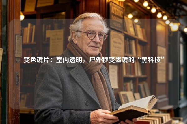 变色镜片：室内透明，户外秒变墨镜的“黑科技”