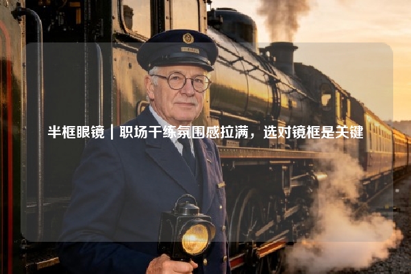 半框眼镜｜职场干练氛围感拉满，选对镜框是关键
