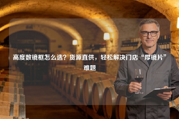 高度数镜框怎么选？货源直供，轻松解决门店“厚镜片”难题