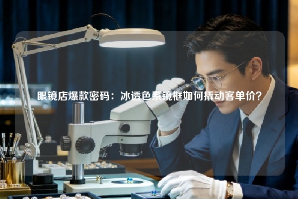 眼镜店爆款密码：冰透色系镜框如何撬动客单价？